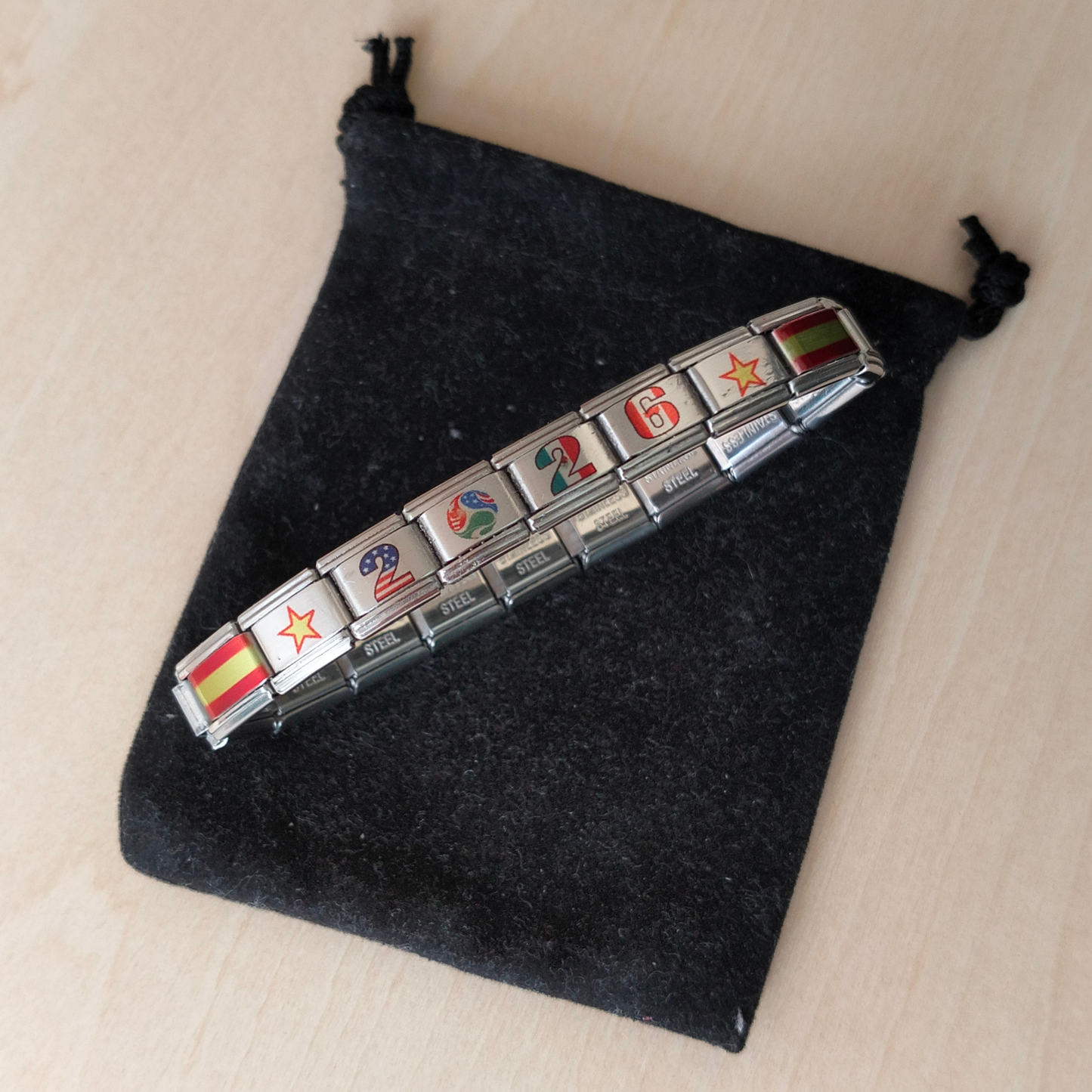 Pulsera de España Mundial 2026 Fútbol