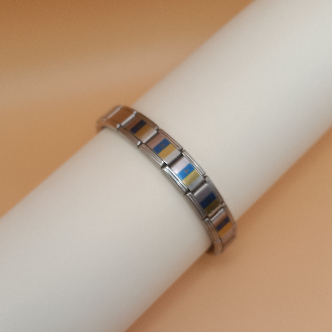 Pulsera con Bandera de Canarias – Acero Inoxidable, Regalo Original de Comunidad Autónoma
