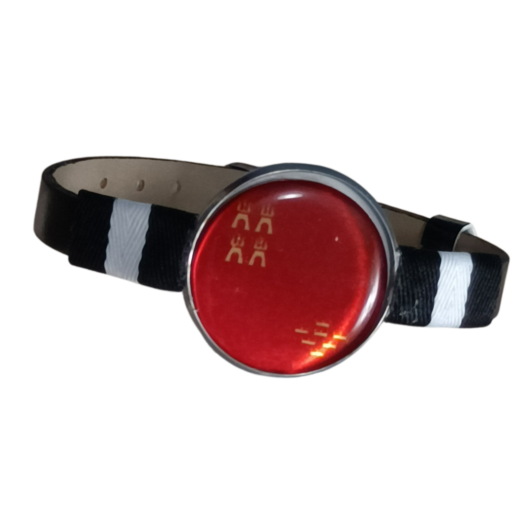 Pulsera con Bandera de Murcia - Medallón en Correa Ajustable, Regalo Original con Orgullo de Comunidad Autónoma