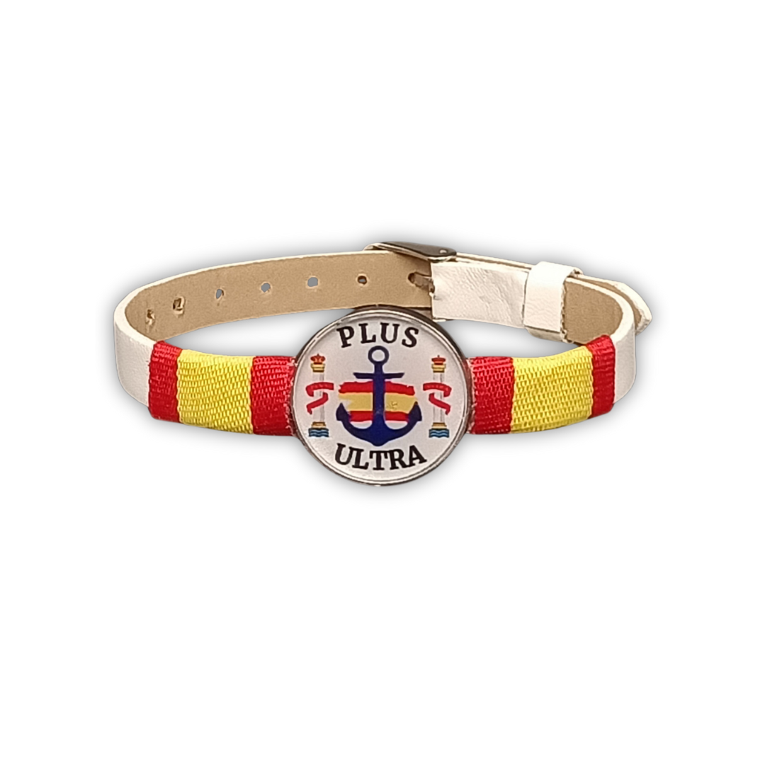 Pulsera de España "Plus Ultra" de estilo náutico