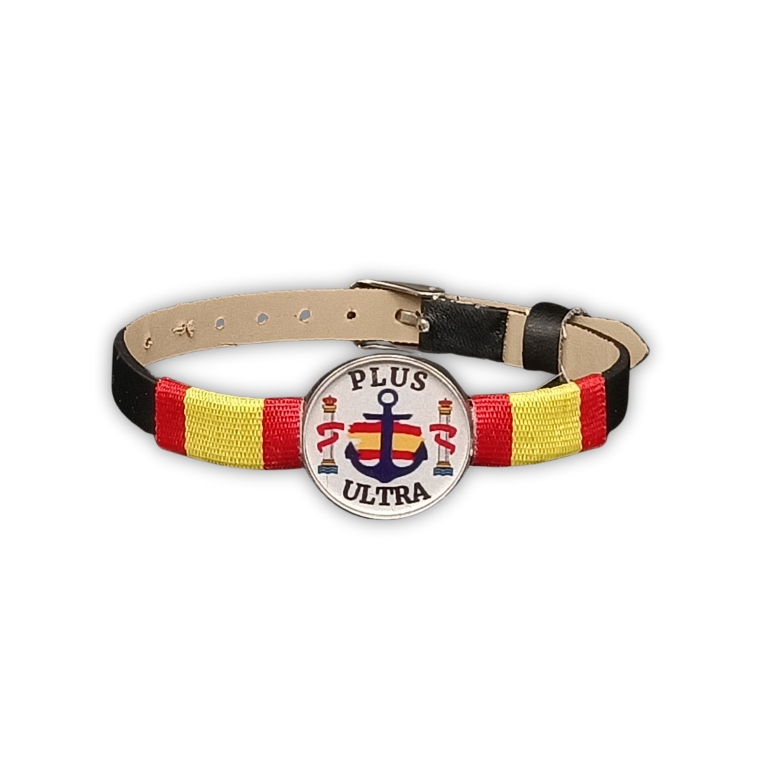 Pulsera de España "Plus Ultra" de estilo náutico