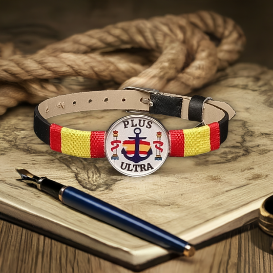 Pulsera de España "Plus Ultra" de estilo náutico