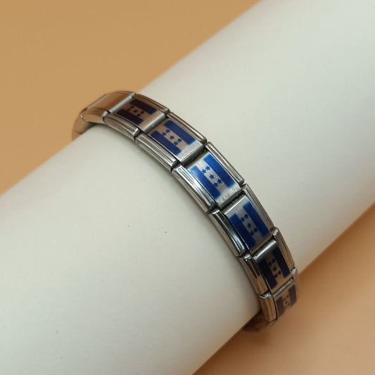 Pulsera con Bandera de Honduras – Acero Inoxidable, Regalo Original