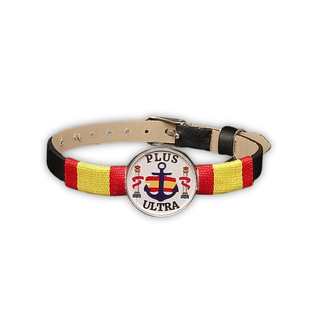 Pulsera de España "Plus Ultra" de estilo náutico