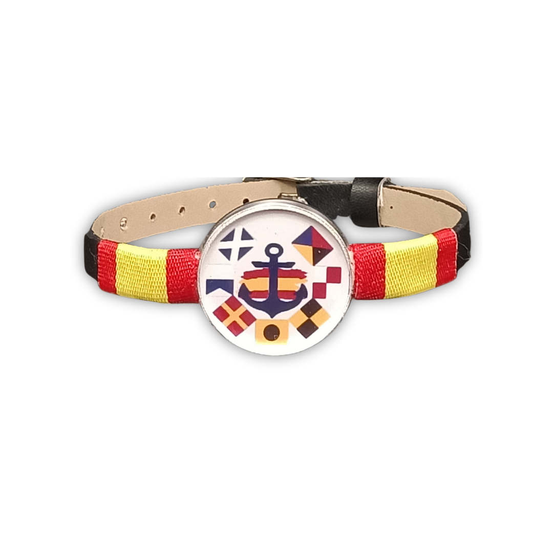 Pulsera de España personalizada de estilo marinero - Regalo para Cualquier Ocasión