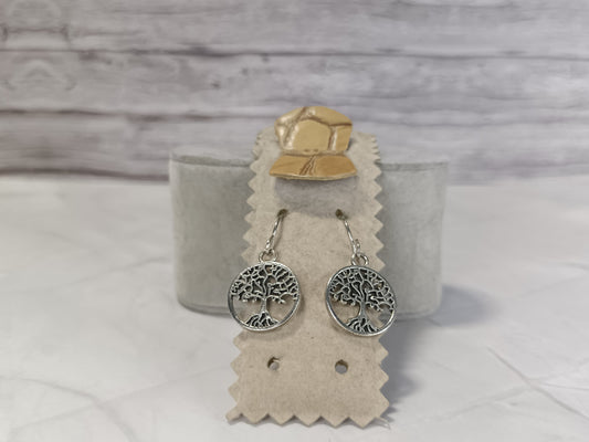 Pendientes de Árbol de la Vida en Acero Inoxidable – Diseño Elegante y Significativo