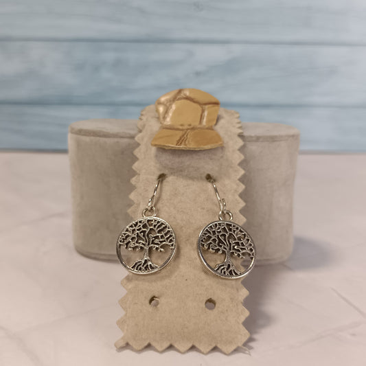 Pendientes de Árbol de la Vida en Acero Inoxidable – Diseño Elegante y Significativo