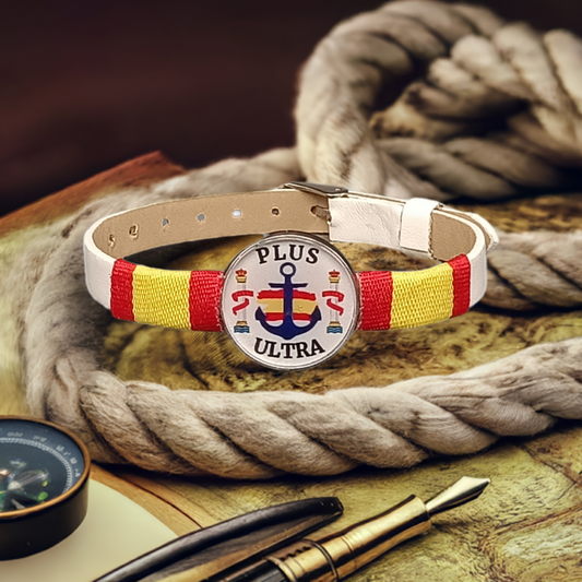 Pulsera de España "Plus Ultra" de estilo náutico