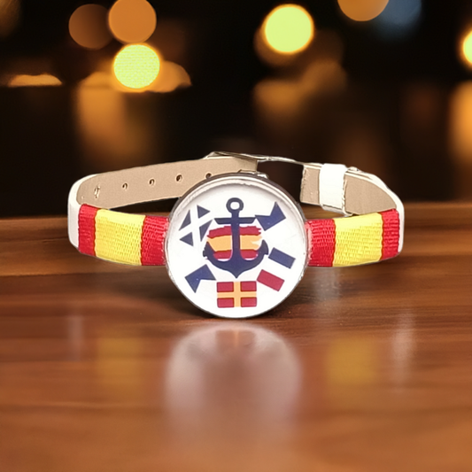 Pulsera de España personalizada de estilo marinero - Regalo para Cualquier Ocasión