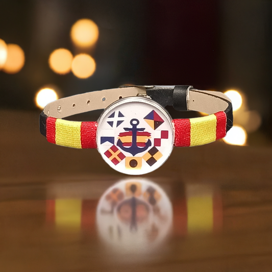 Pulsera de España personalizada de estilo marinero - Regalo para Cualquier Ocasión