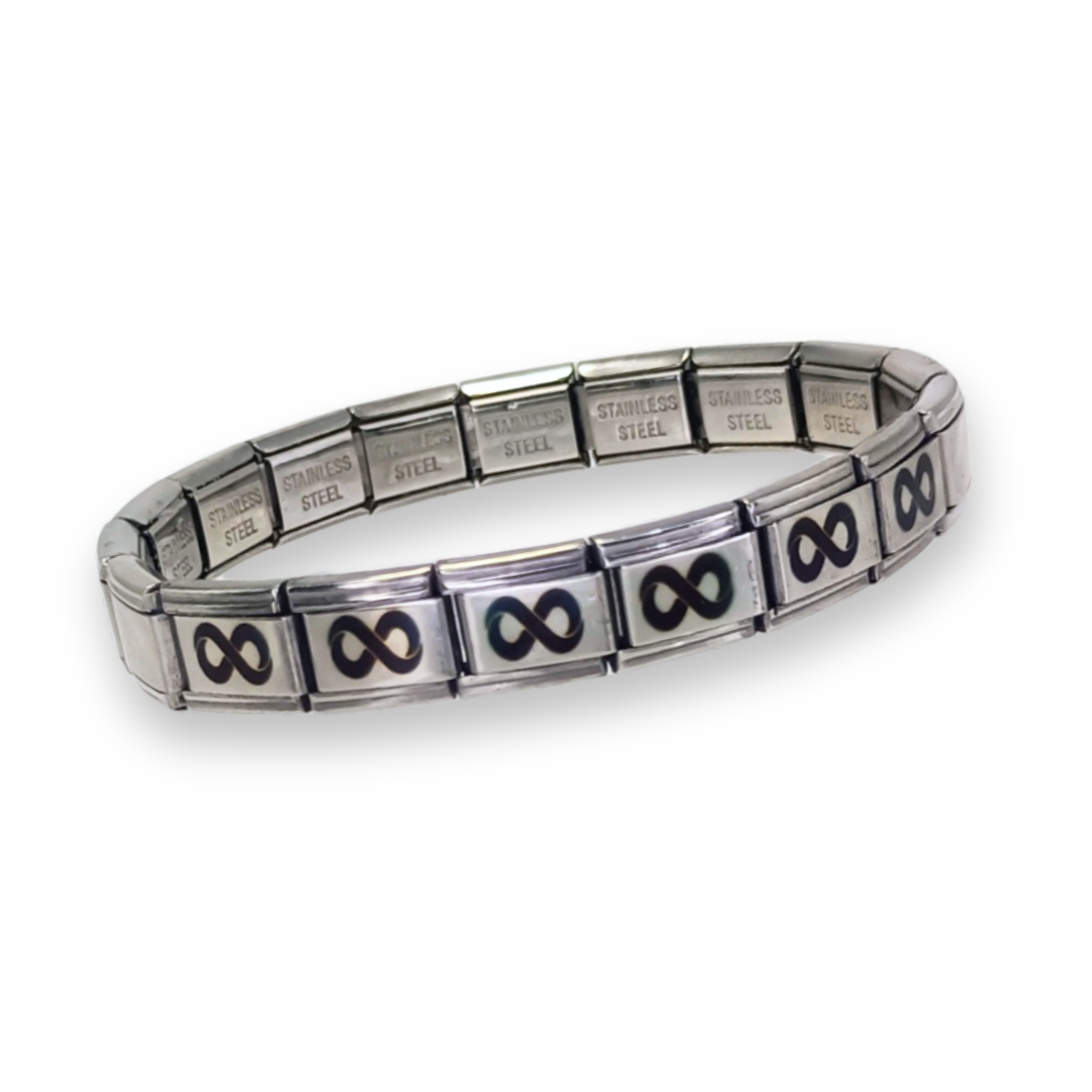 Pulsera Infinito Amistad Eterna - Acero Inoxidable - Regalo para Amigos y Parejas