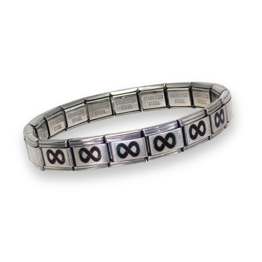 Pulsera Infinito Amistad Eterna - Acero Inoxidable - Regalo para Amigos y Parejas