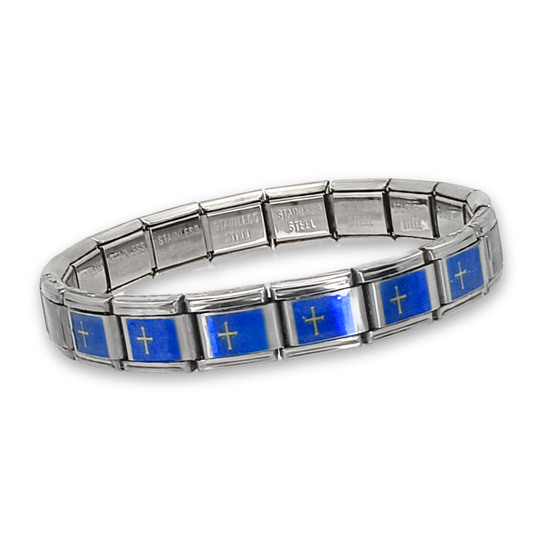 Pulsera con Bandera de Asturias – Acero Inoxidable, Regalo Original de Comunidad Autónoma