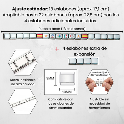 Pulsera de España Mundial 2026 Fútbol