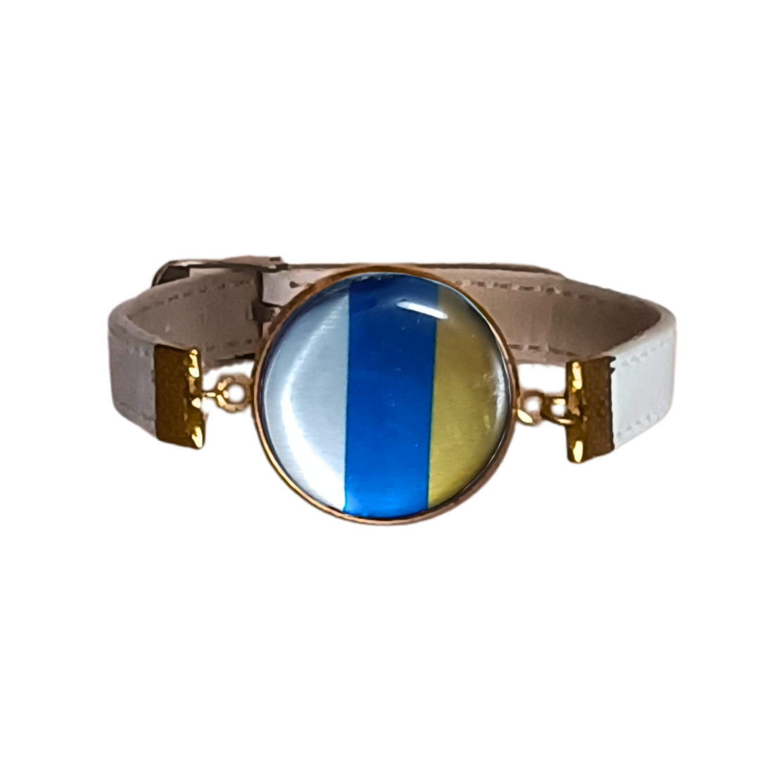 Pulsera con Bandera de Canarias - Medallón en Correa Ajustable, Regalo Original con Orgullo de Comunidad Autónoma