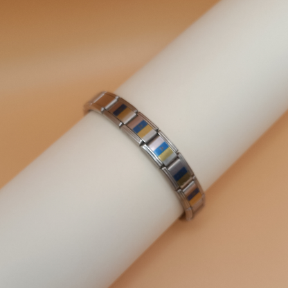 Pulsera con Bandera de Canarias – Acero Inoxidable, Regalo Original de Comunidad Autónoma