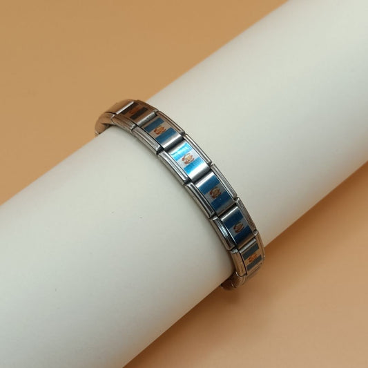 Pulsera con Bandera de Guatemala – Acero Inoxidable, Regalo Original